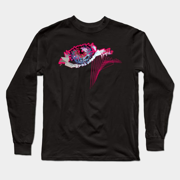 Graffiti Eye Long Sleeve T-Shirt by MindGlowArt